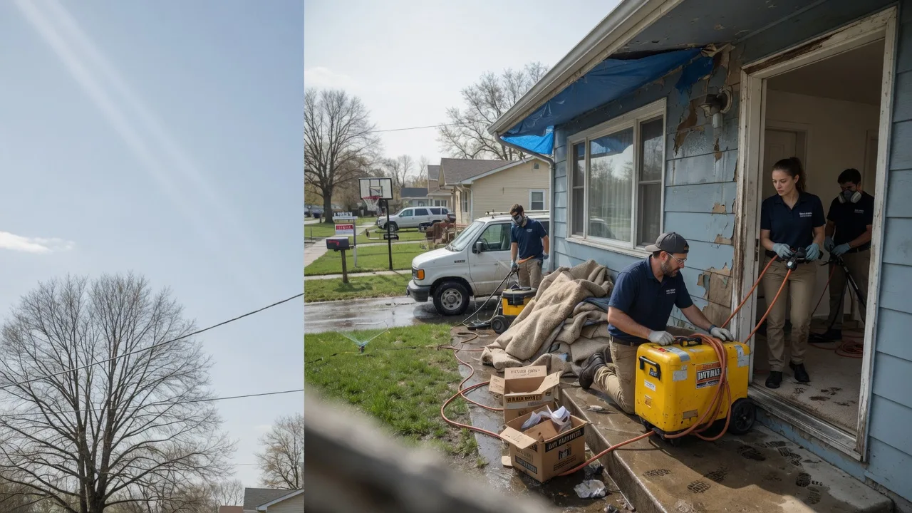 Basement Flood Cleanup in Votaw, TX near me